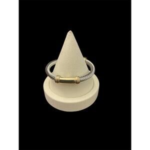 Two Tone Cable Bracelet